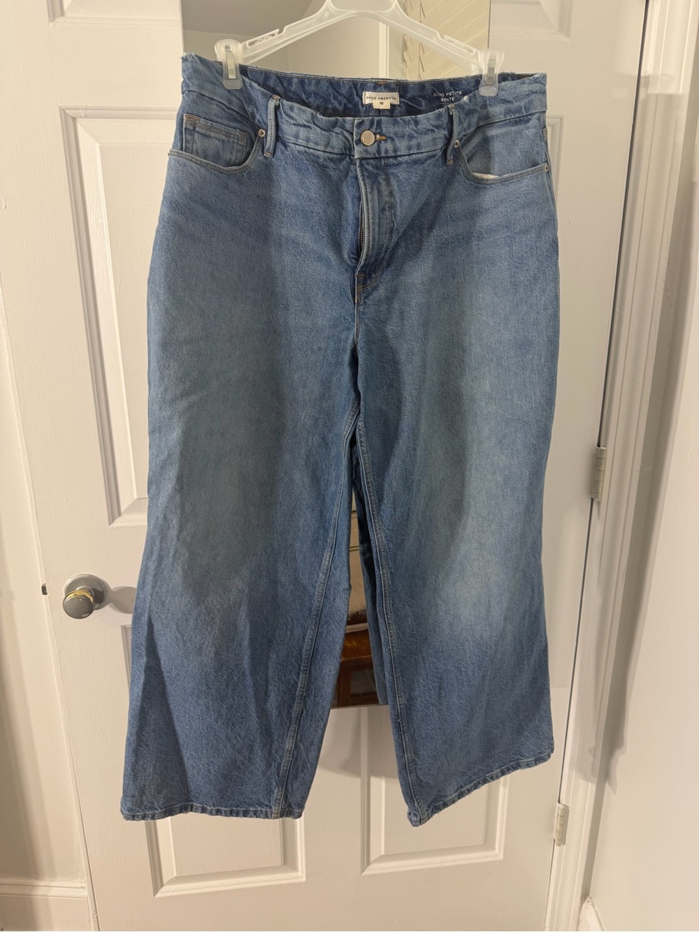 Good American size 15 Light Blue Wide-Leg Jeans